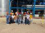 1 - Visita à usina de biodiesel em Goiás (Foto: Arquivo Pessoal/Elainy Cristina)