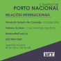 Curso de Relações Internacionais do Câmpus de Porto Nacional (Arte: Job/UFT)